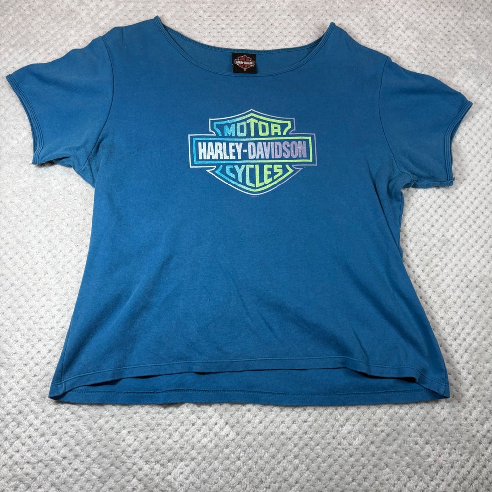 Harley Davidson vintage Y2 Route 66 T-shirt women's size 1X